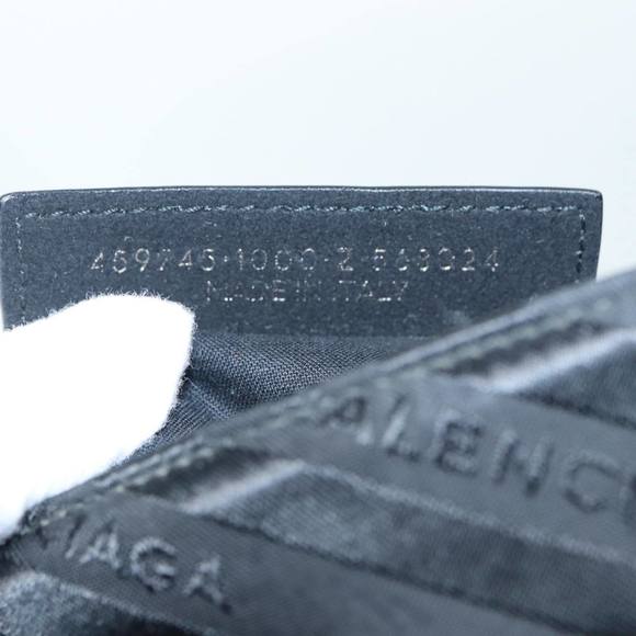 BALENCIAGA Explorer Clutch Bag Canvas Black 459745 Auth yk14342 - Picture 12 of 16